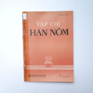 TẠP CHÍ HÁN NÔM SỐ 2/1991