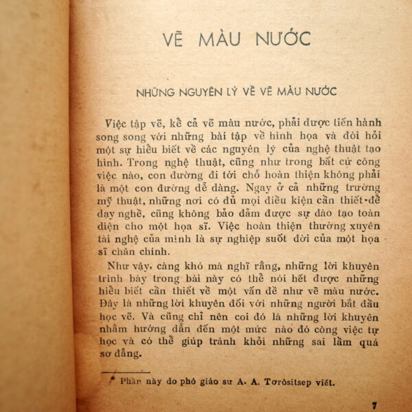 VẼ MÀU NƯỚC - Hình ảnh 3